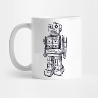 Toy Robot drawing Mug